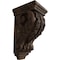 Ekena Millwork 3 1/2"W x 4"D x 7"H Small Acanthus Wood Corbel, Walnut CORW03X04X07ACWA - alternate 1